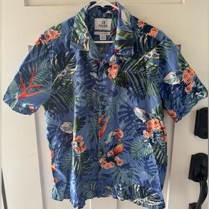 Men's Tropical Blue Shirt